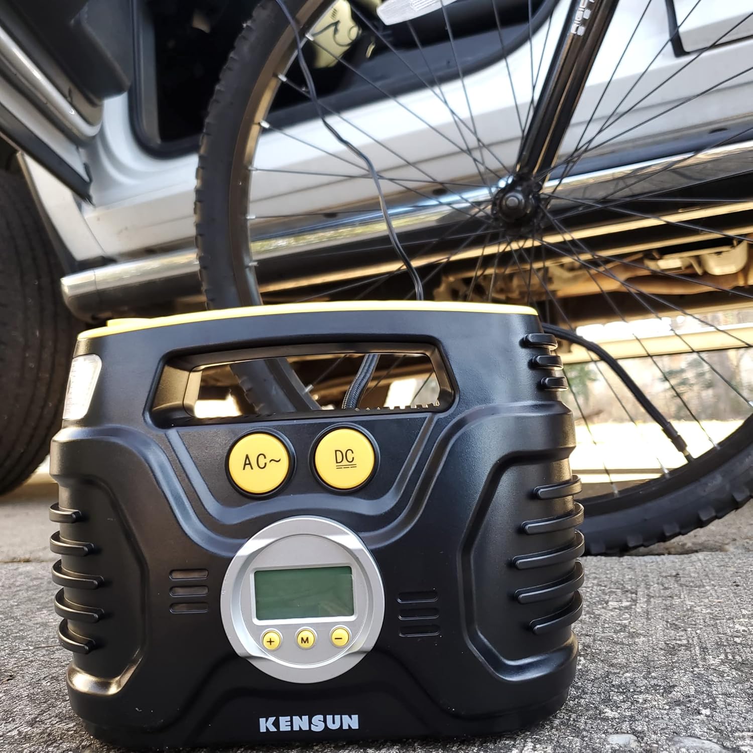 Portable 120psi Auto Air Compressor Pump with Digital Tire Pressure Gauge, Pack of 2 U7608
