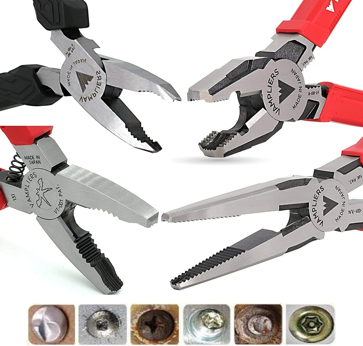 4-PC Screw Extraction Pliers D67021