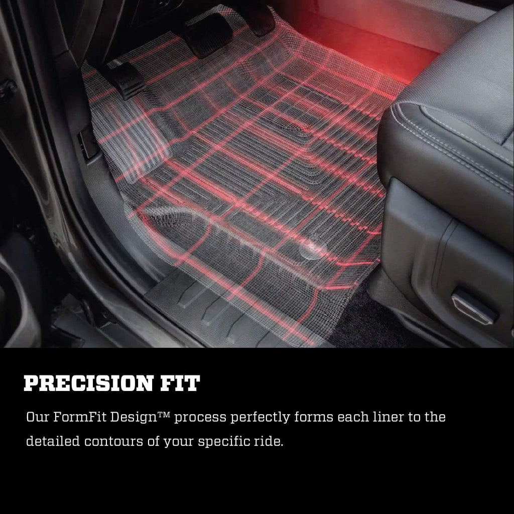 Black Front & 2nd Seat Floor Liners 3 Pcs U3311