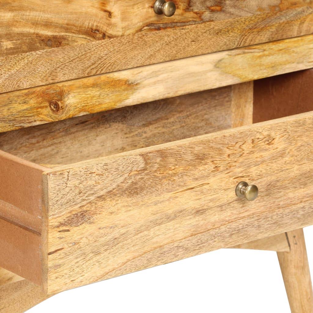Solid Mango Wood Bedside Cabinet Y509