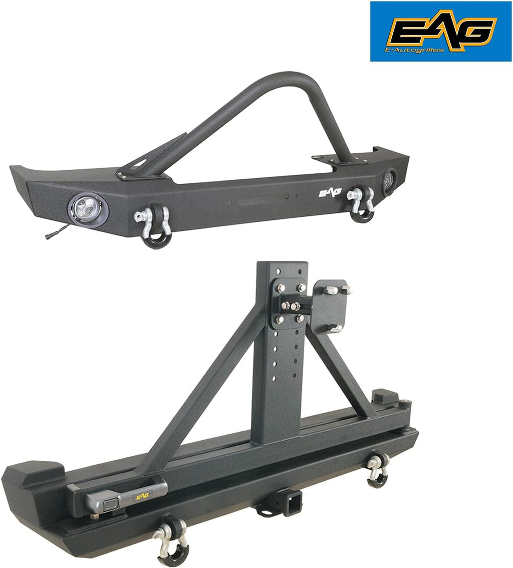 Front Bumper with Tire Carrier for Cherokee XJ J6616