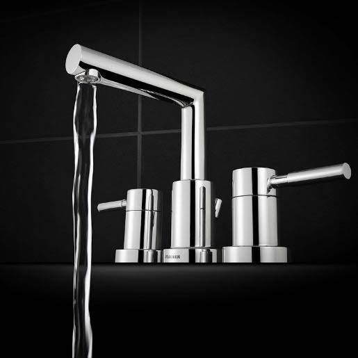 Polished Chrome Neo Widespread Bathroom Faucet H635