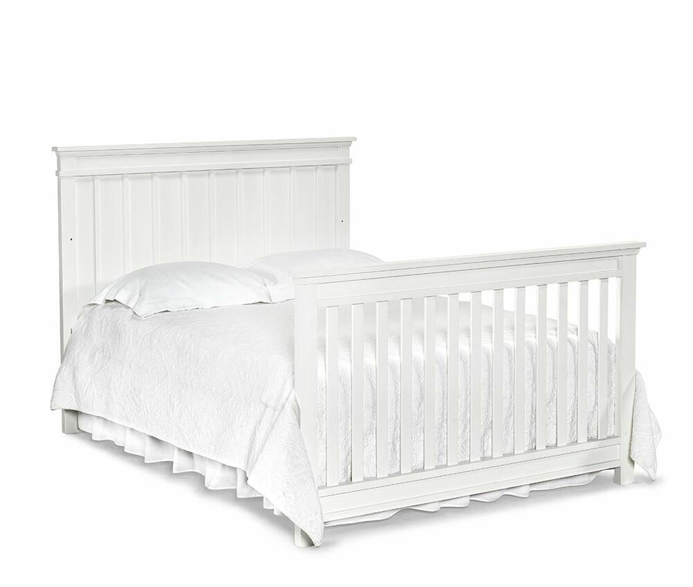 Bright White Convertible Bed Rail L305