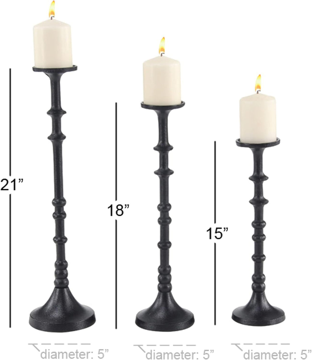 Black Candle Holder Sets A681754