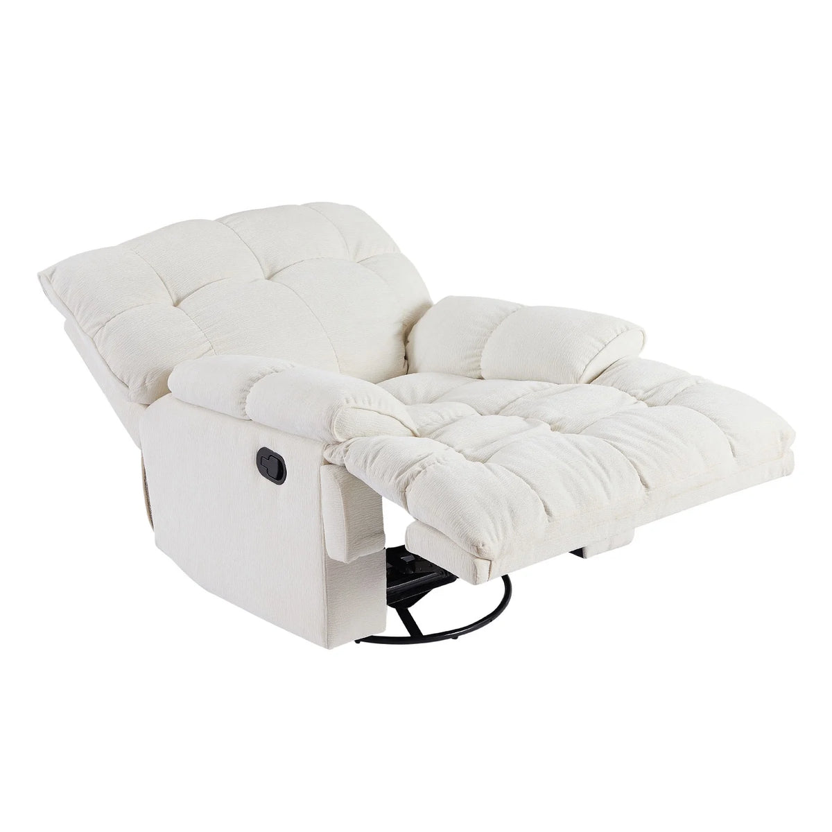 Cream Fabric Reclining Chair P32868