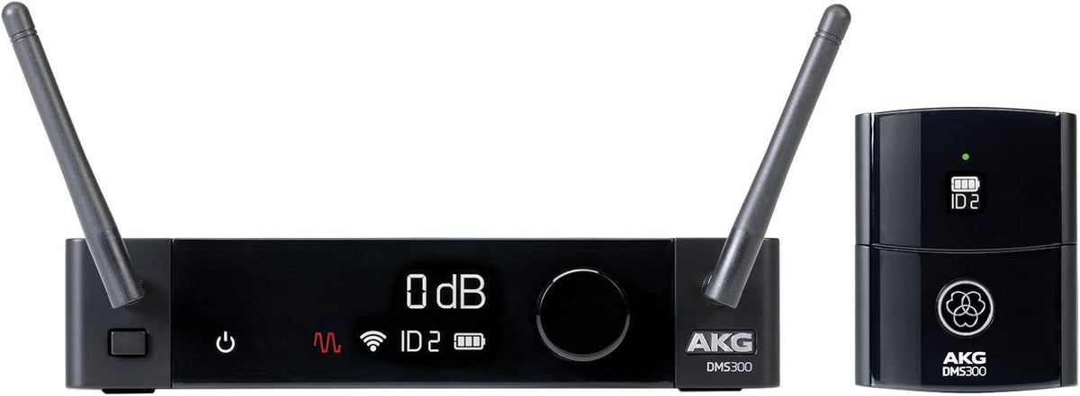 Digital Wireless Microphone System with Stationary Receiver and Handheld Microphone C66276