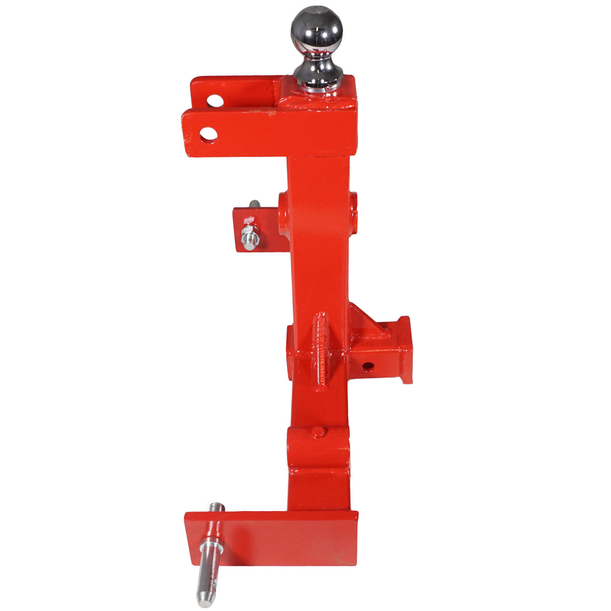 Tractor Trailer Hitch and Ball Drawbar Gooseneck Receiver 3 Point Cat 1 Hay Red S72237