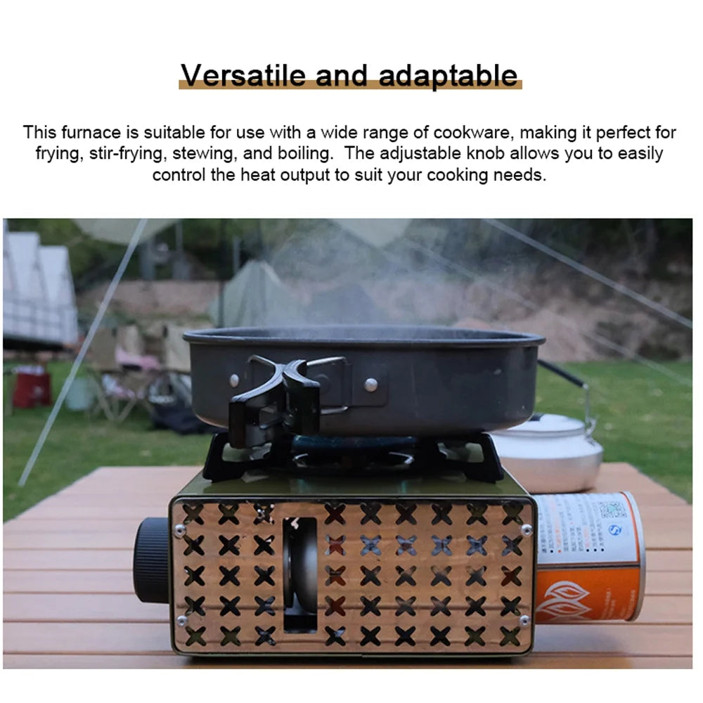 2000W Camping Metal Stove with Storage Bag T344