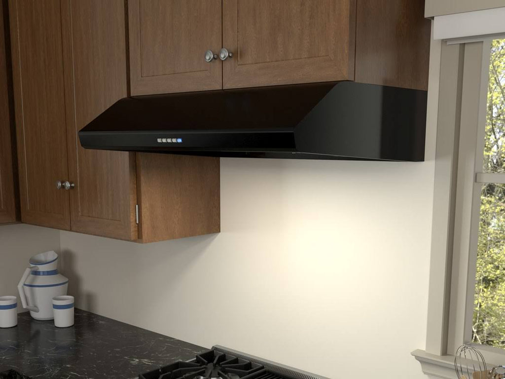 Black Under Cabinet Range Hood B447603