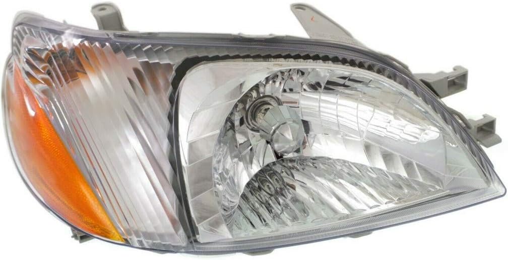 Passenger Side Headlight for Toyota Echo 2000 2001 2002 B1586