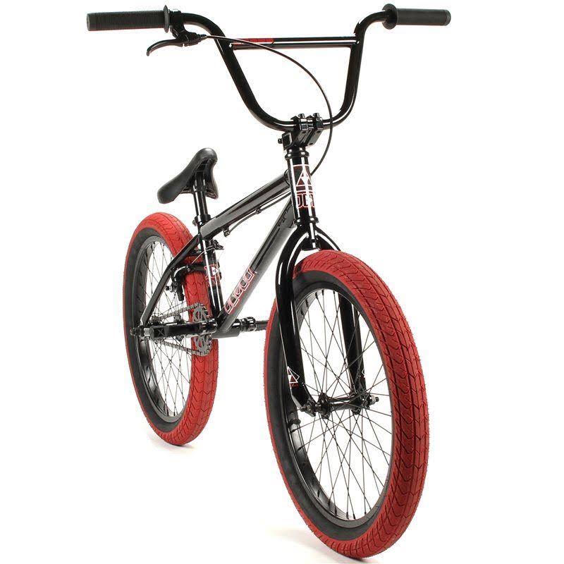 Gloss Black BMX Bike with Pink Camo Y7115