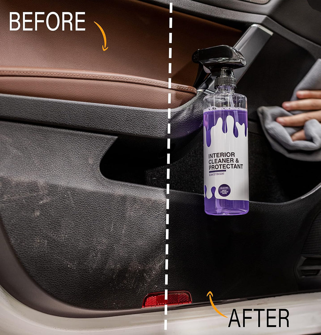 Car Cleaning Kit with Car Soap, Tire Shine, Tire & Wheel Cleaner, Pack of 2 P28931