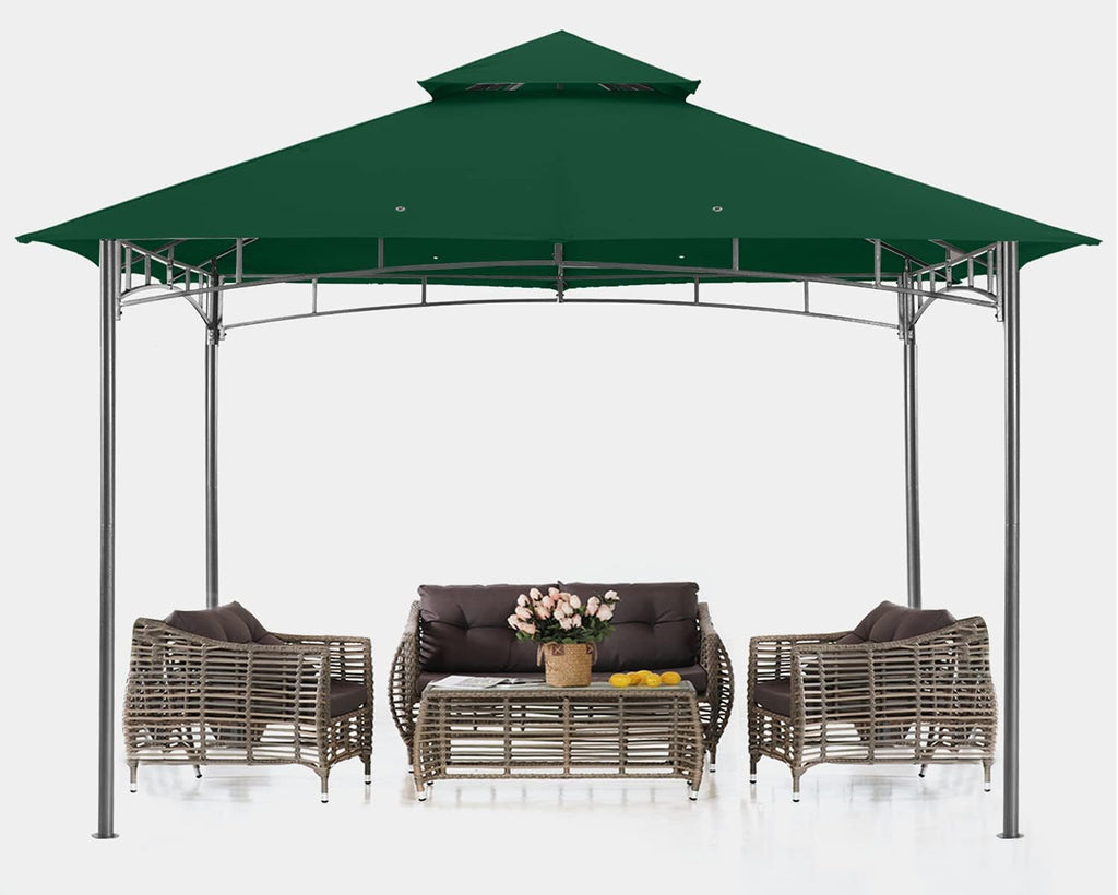 Khaki 8X 8 Outdoor Gazebo L9460