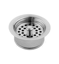 Satin Brass Disposal Flange with Strainer L69010