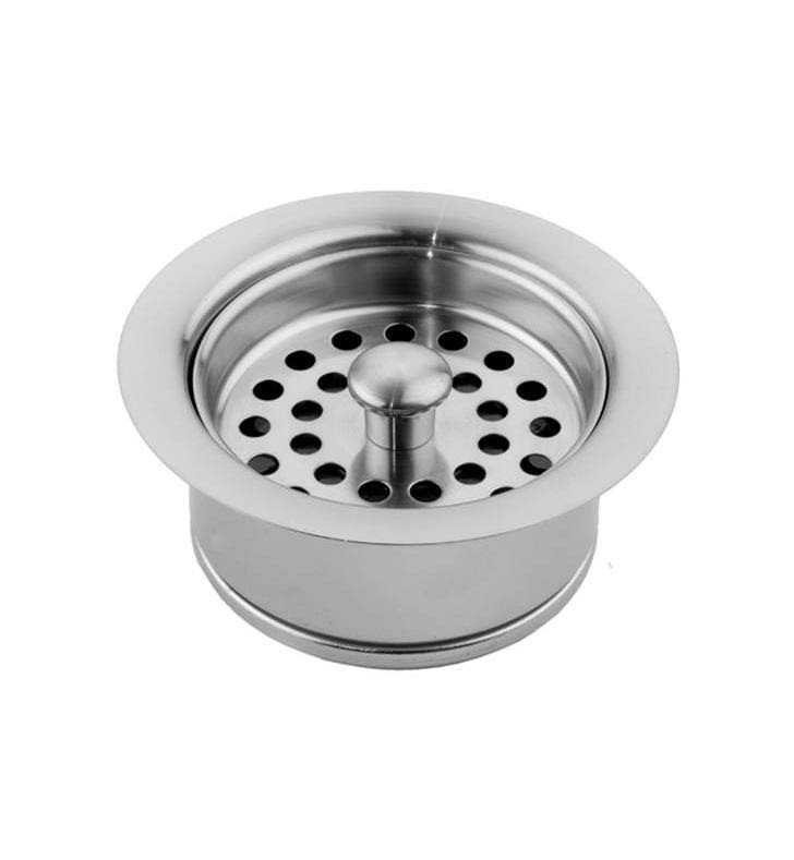 Satin Brass Disposal Flange with Strainer L69010