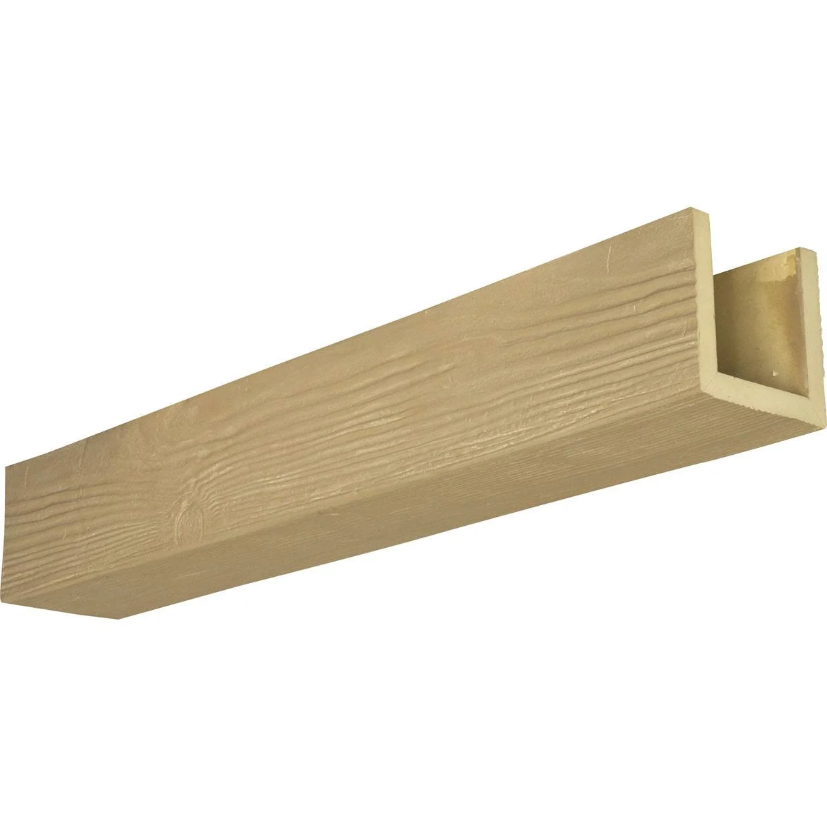 White 3-Sided Faux Wood Ceiling Beam H60091
