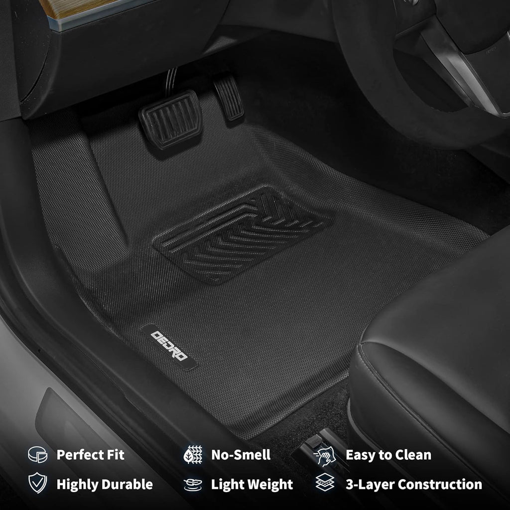 Custom Fit Car Floor Liners for Tesla Model 3 D2286