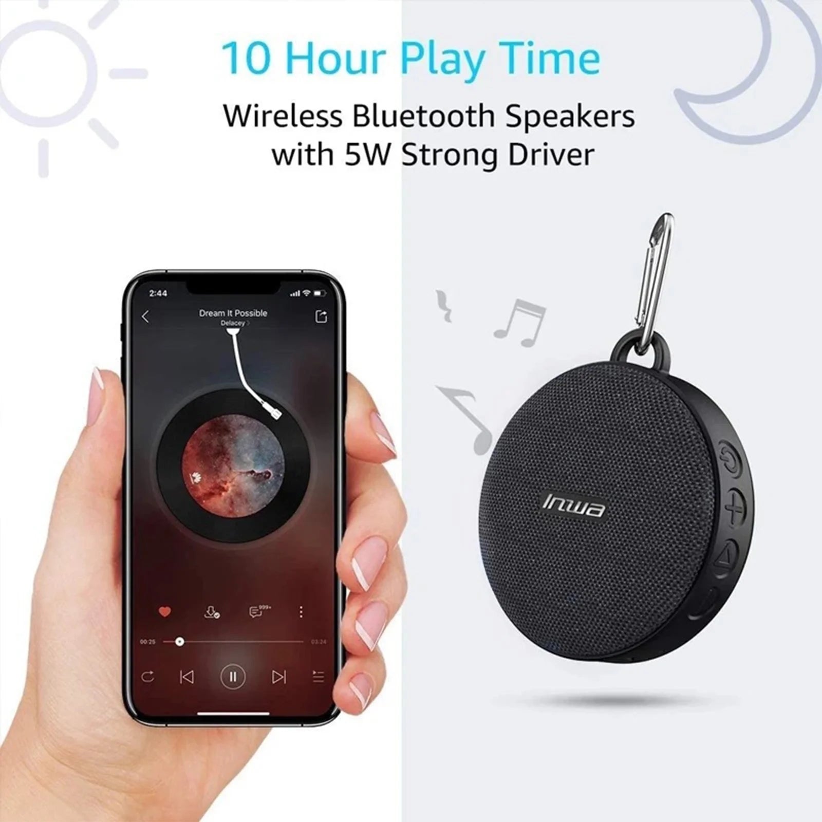 Black Bluetooth Speaker J380