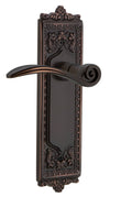 Swan Passage Door Lever Set with Egg and Dar Timeless Bronze J2512