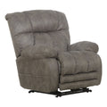 Oversized Power Lay Flat Recliner in Gray Fabric H244397