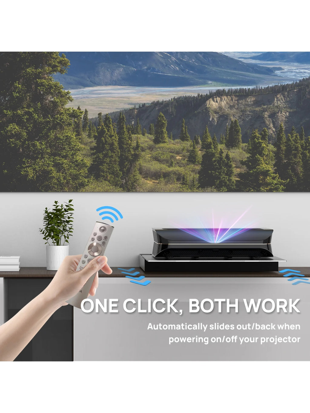 Motorized Slider Tray for Ultra Short Throw Projector C435