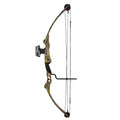 Camo Compound Bow with 5-Spot Paper Target F51626