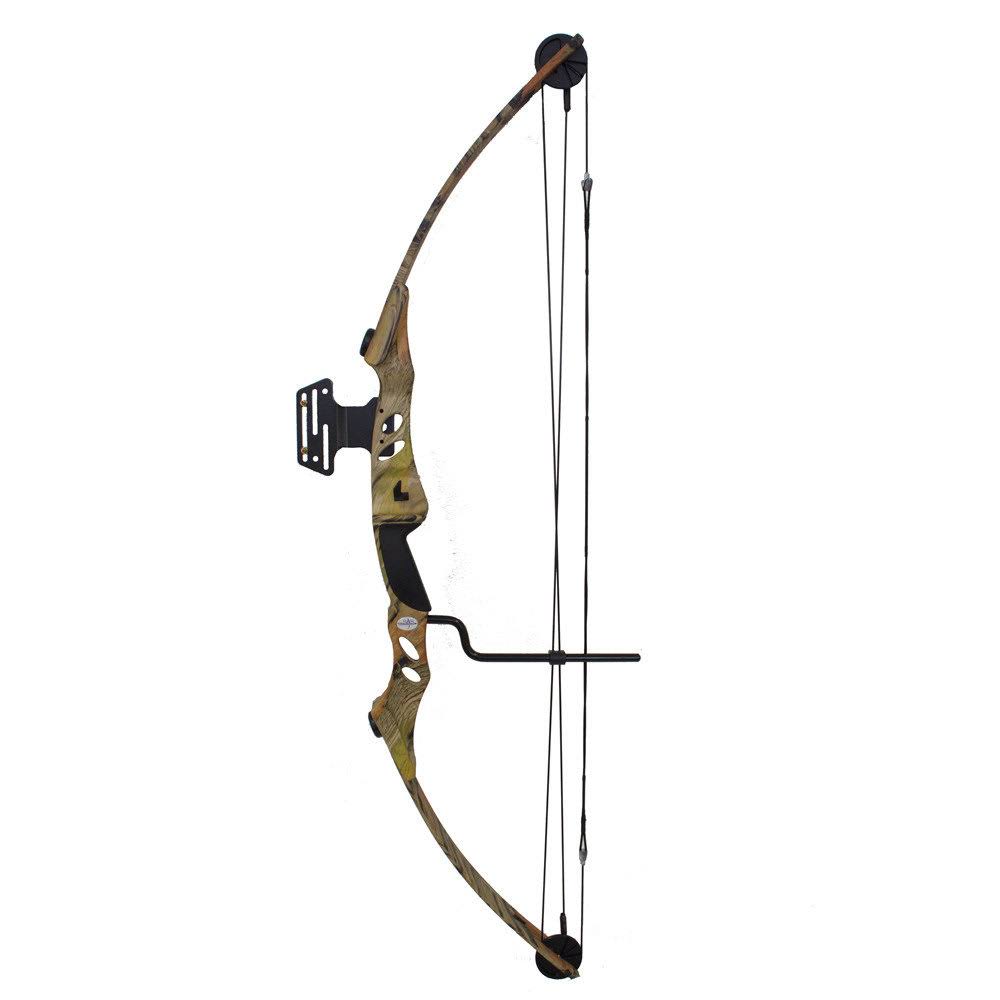 Camo Compound Bow with 5-Spot Paper Target F51626