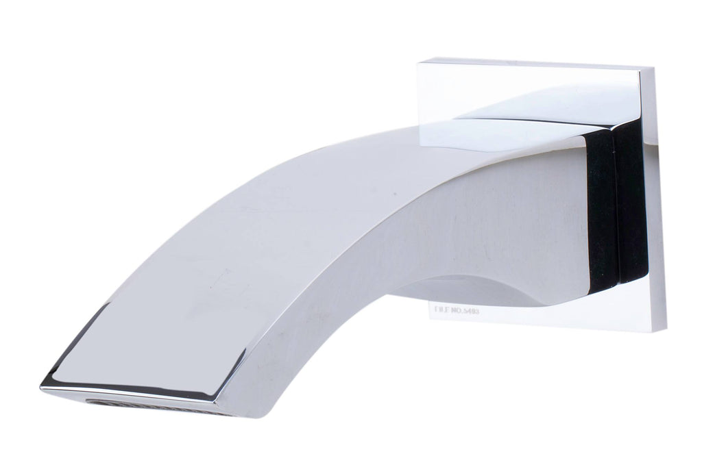Curved Tub Filler Bathroom Spout Polished Chrome H8369