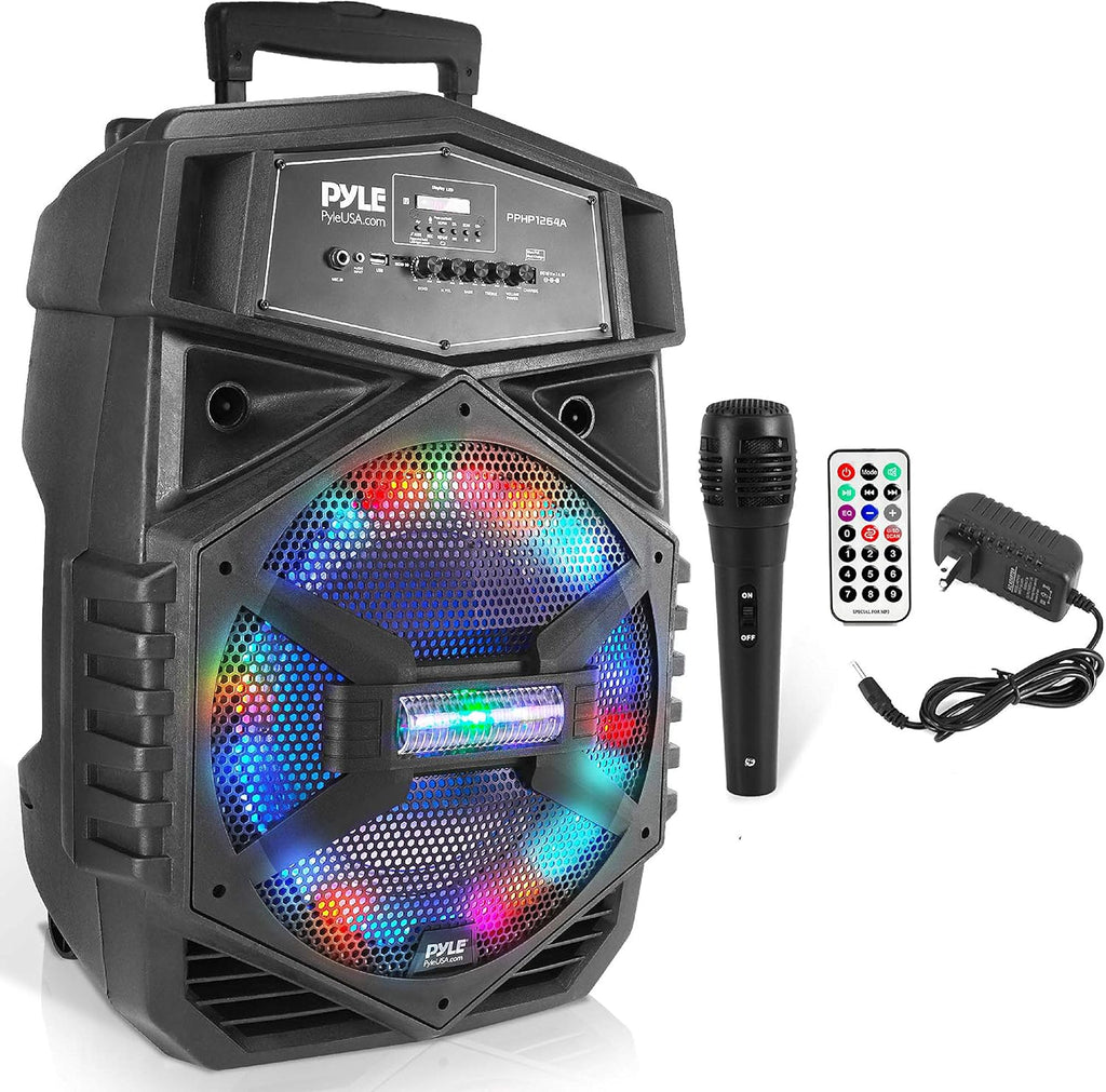 700 W Battery Powered Bluetooth PA Speaker with Microphone J824