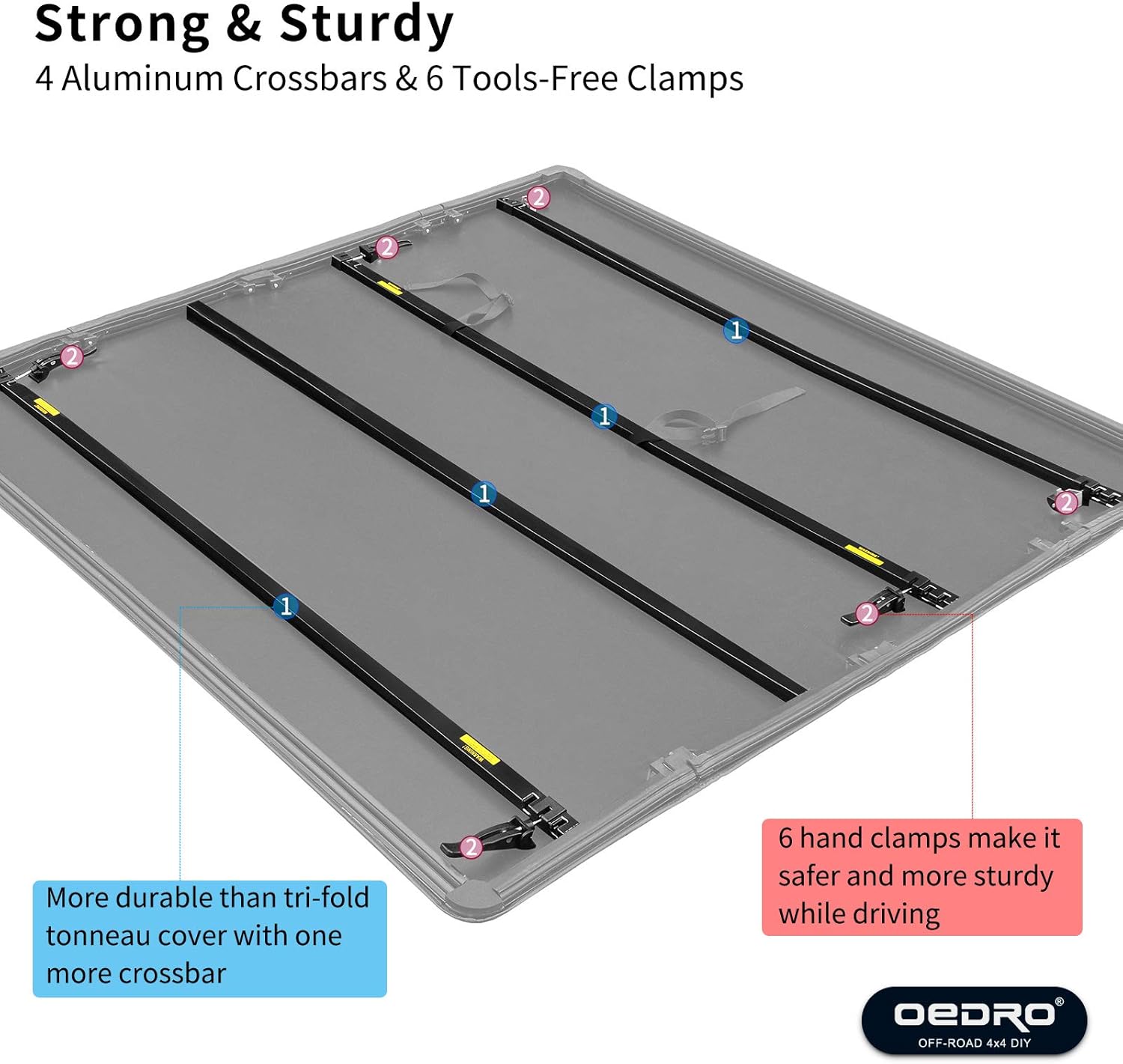 Soft Quad Fold Truck Bed Tonneau Cover H7014