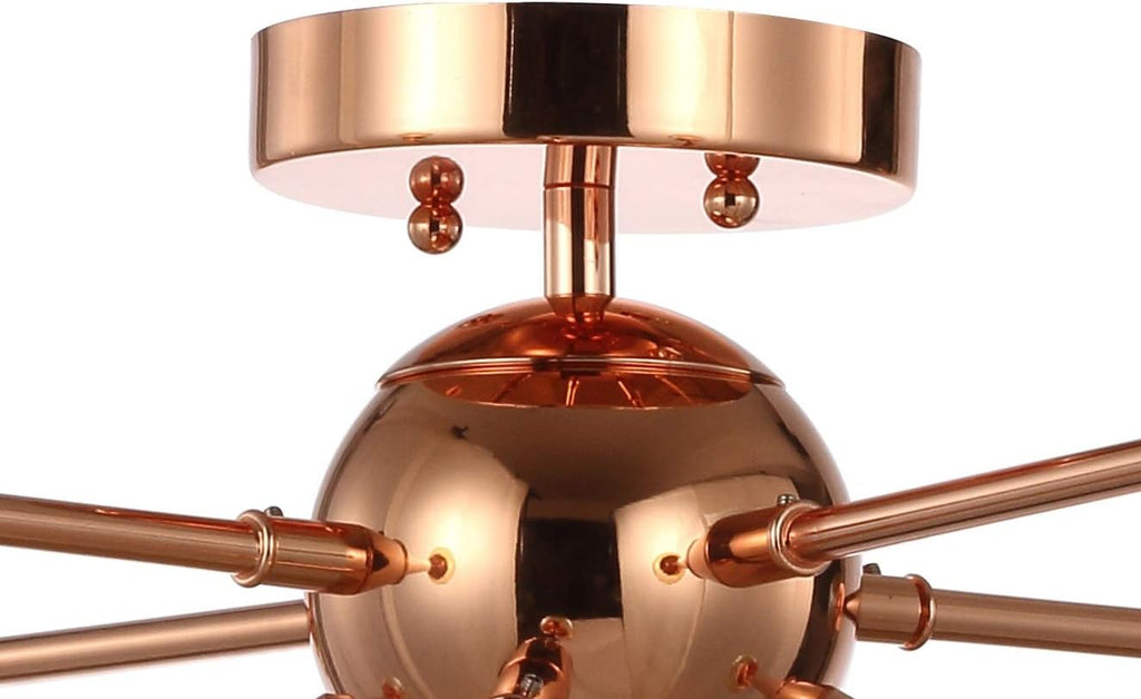 Copper 8-Light LED Flush Mount, Pack of 2 B39276