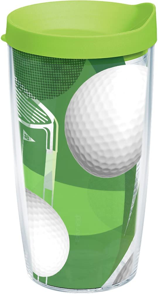 Clear 24oz Tumbler with Lime Green Lid V83768