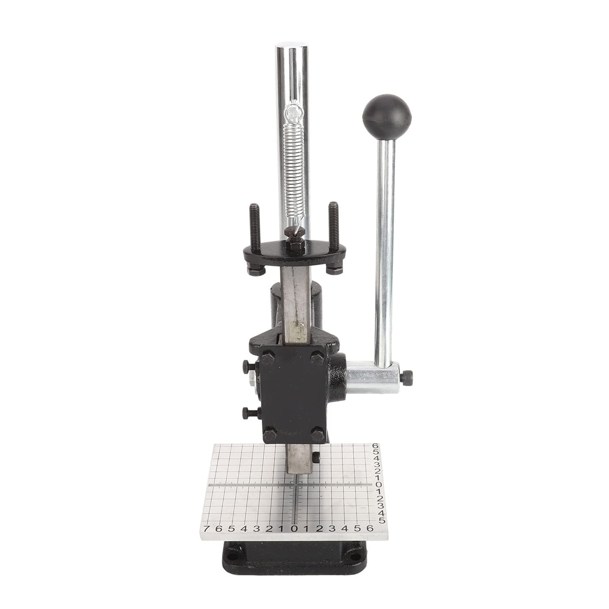 Leather Hole Puncher with Aluminum Plate with Scale Table J6302