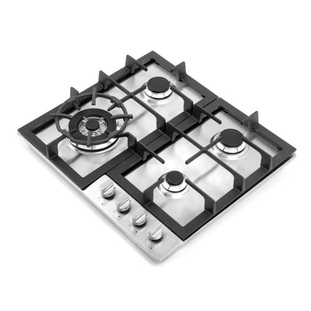 24 in. Stainless Steel Drop-In Gas Cooktop with 4 Burners B3959
