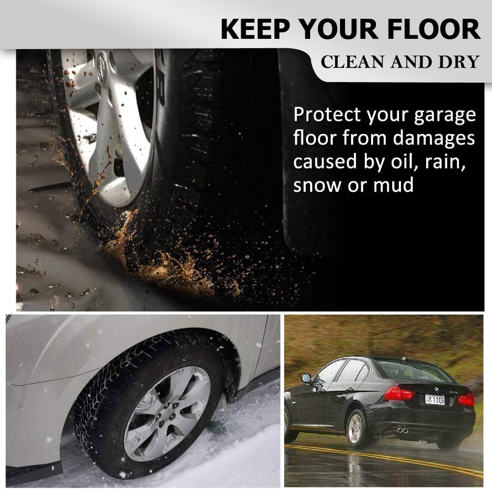 Black Garage Car Floor Mat A3823