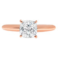 18K Rose Gold Solitaire Engagement Ring size 3.5 W161861