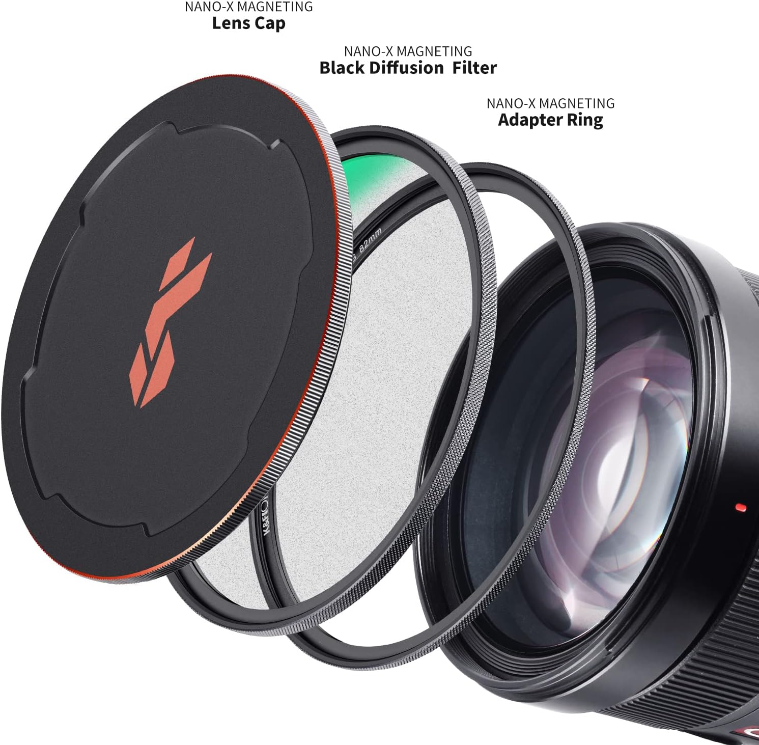 72mm Magnetic Black Soft Diffusion 1/4 Filter with 28 Multi-Layer Coatings J19415