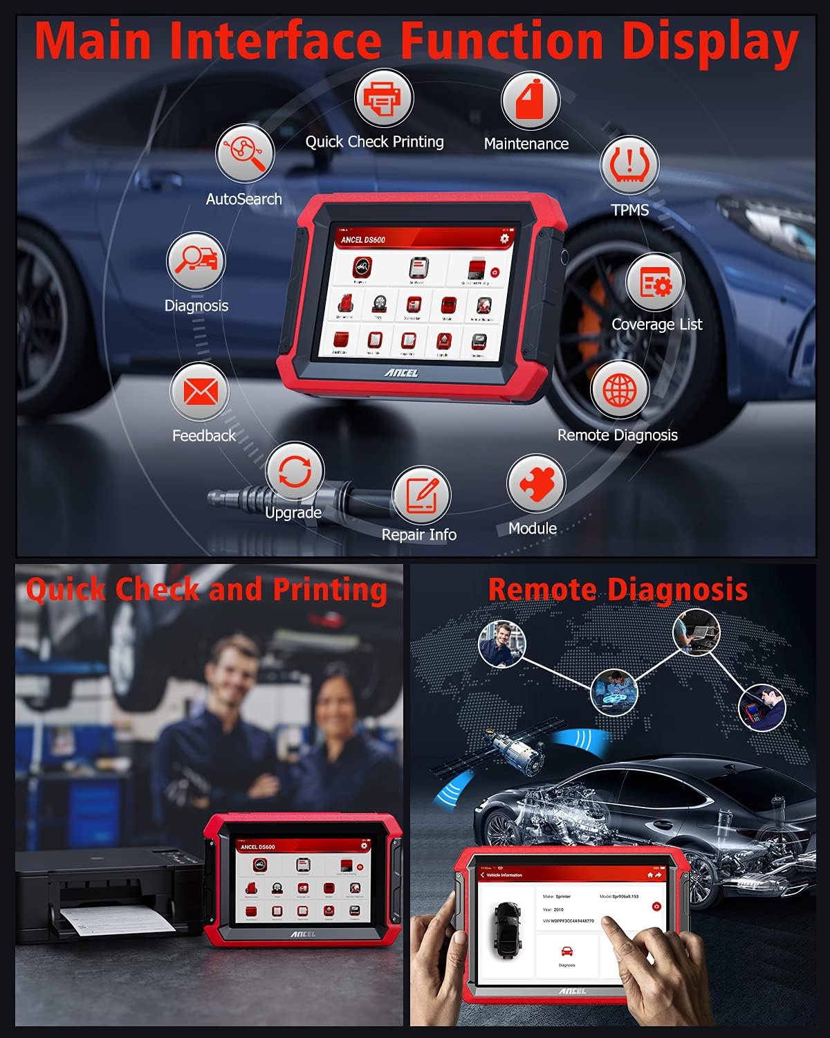 Top Version Full Function Automotive Diagnostic Scan Tool G6780