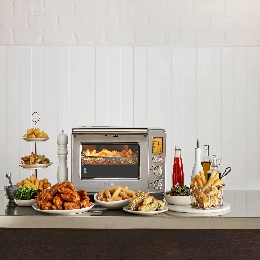 Brushed Stainless Steel Smart Oven Air Fryer Toaster Oven M5909