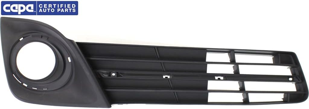 Fog Light Cover for Toyota Camry 2012 2013 2014 Passenger Side Textured with Fog Light Hole Pack of 2 M14882
