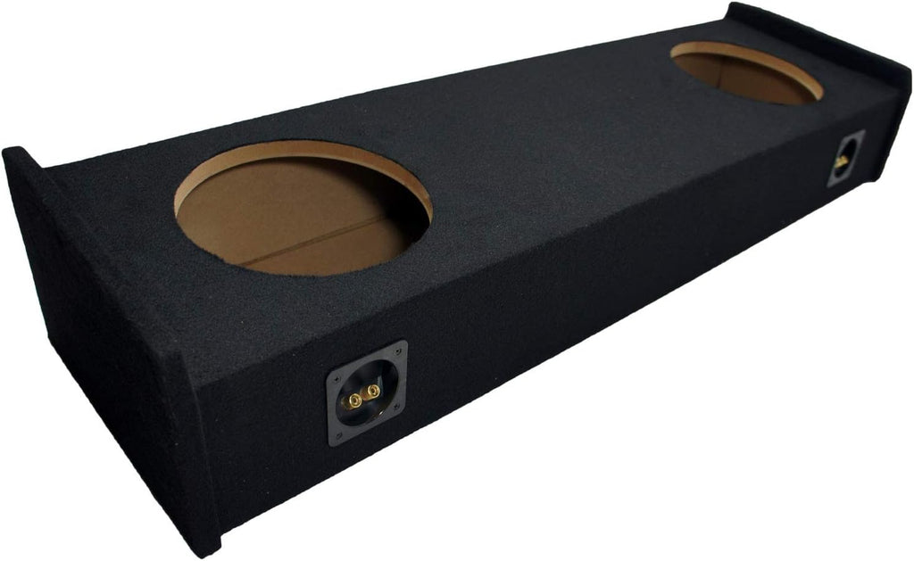 Kicker C10 Compatible with Ford F-150 Super EXT Cab Truck 1997-1999 Bundled with HA-A800.1 Amplifier and Dual 10 Custom Sub Box Enclosure V3285