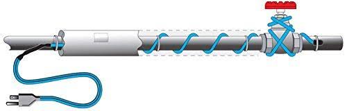 King 62.5 ft 120V Self-Regulating Cable X589
