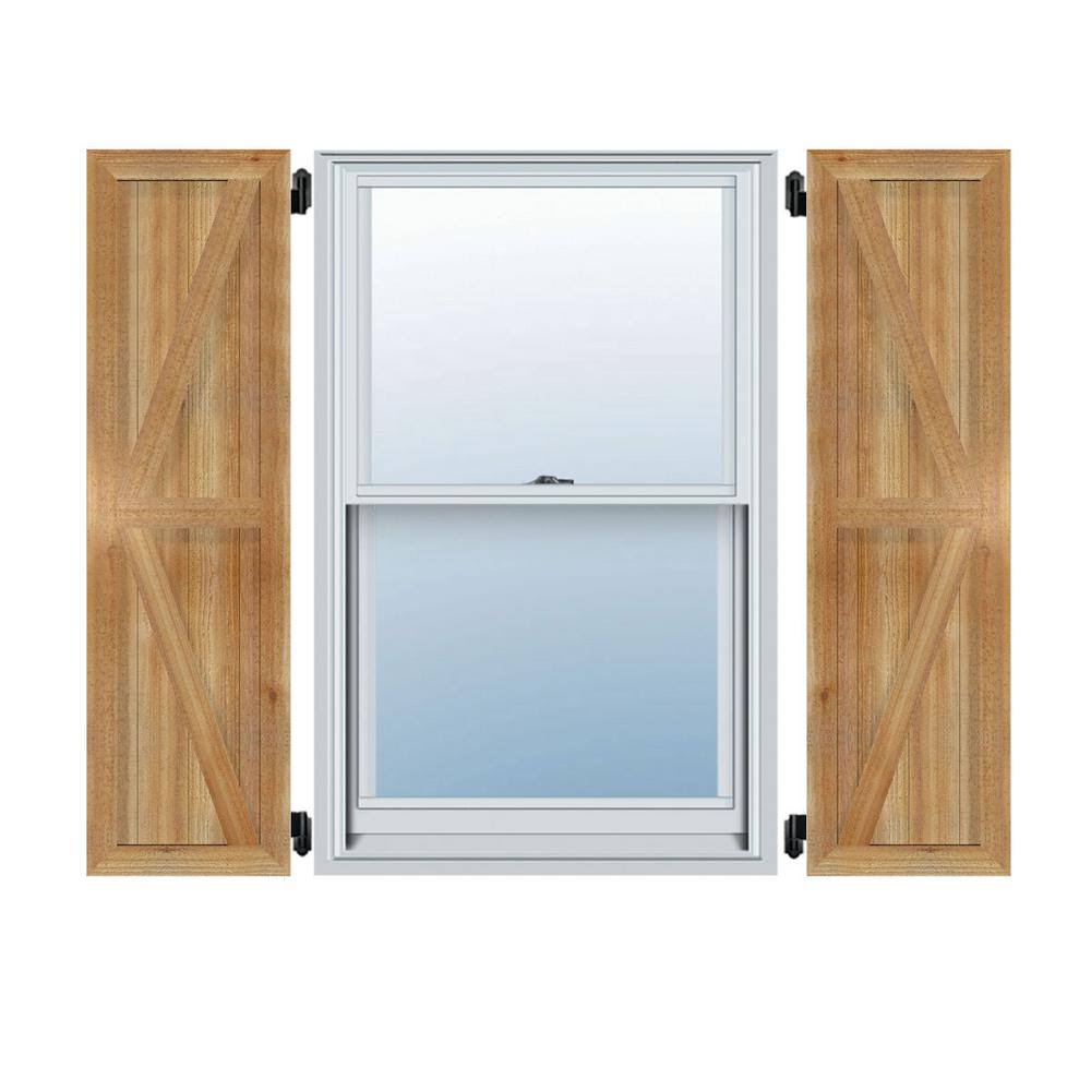 Framed Board and Batten Shutters with Z-Bar N9538