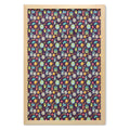23" x 35" Multicolor Printed Fabric Wall Art with Frame R764