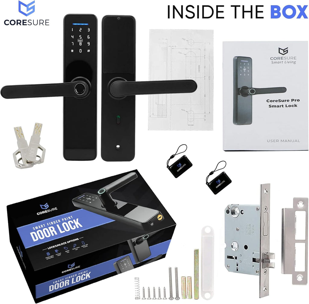 Smart Keyless Entry Door Lock with Fingerprint Electronic Deadbolt T89631