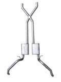 Crossmember Back Exhaust System with X-Pipe L251867