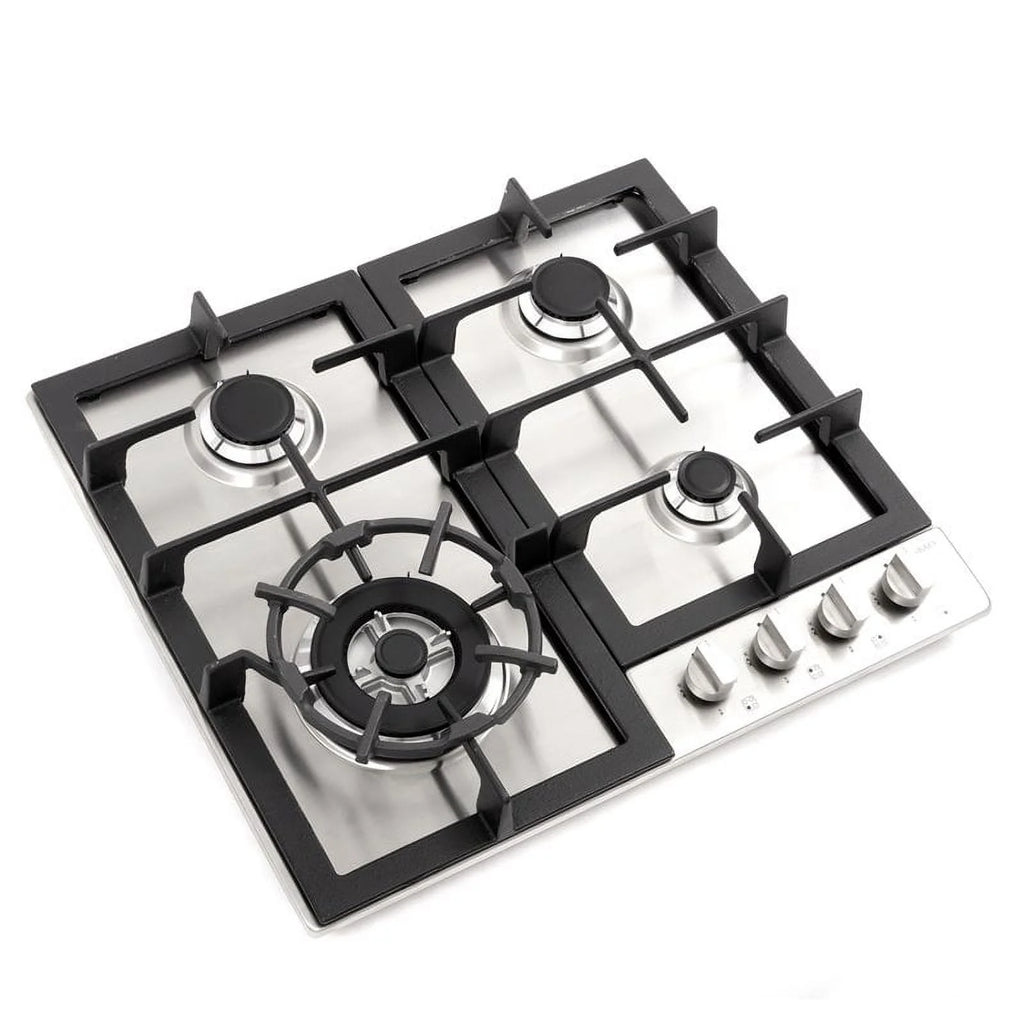 24 in. Stainless Steel Drop-In Gas Cooktop with 4 Burners B3959