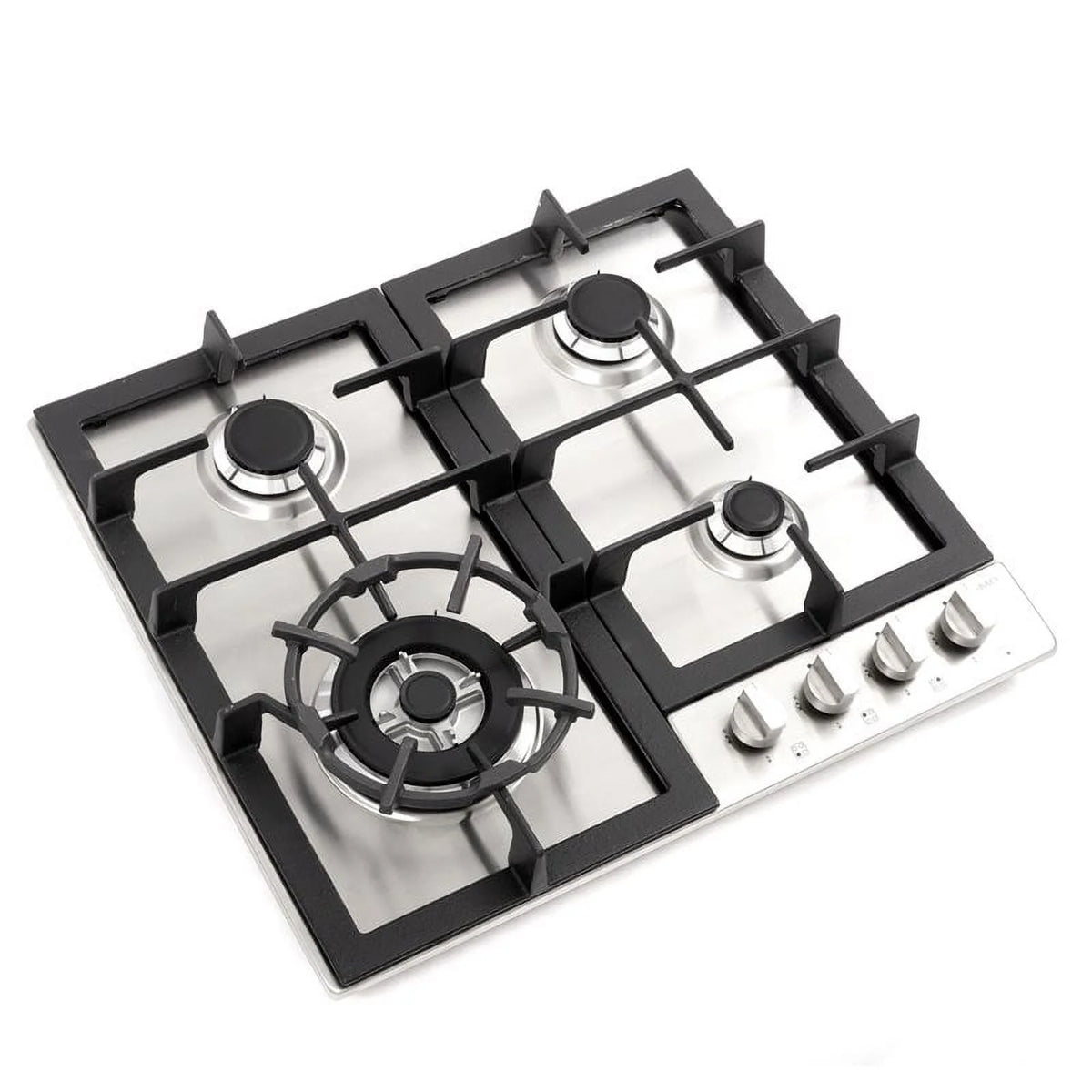 24 in. Stainless Steel Drop-In Gas Cooktop with 4 Burners B3959