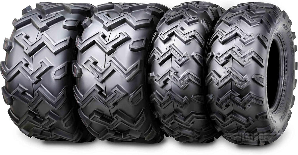 Set of 4 ATV UTV Tires 22x8-10 Front & 22x11-10 Rear 6 Ply K112
