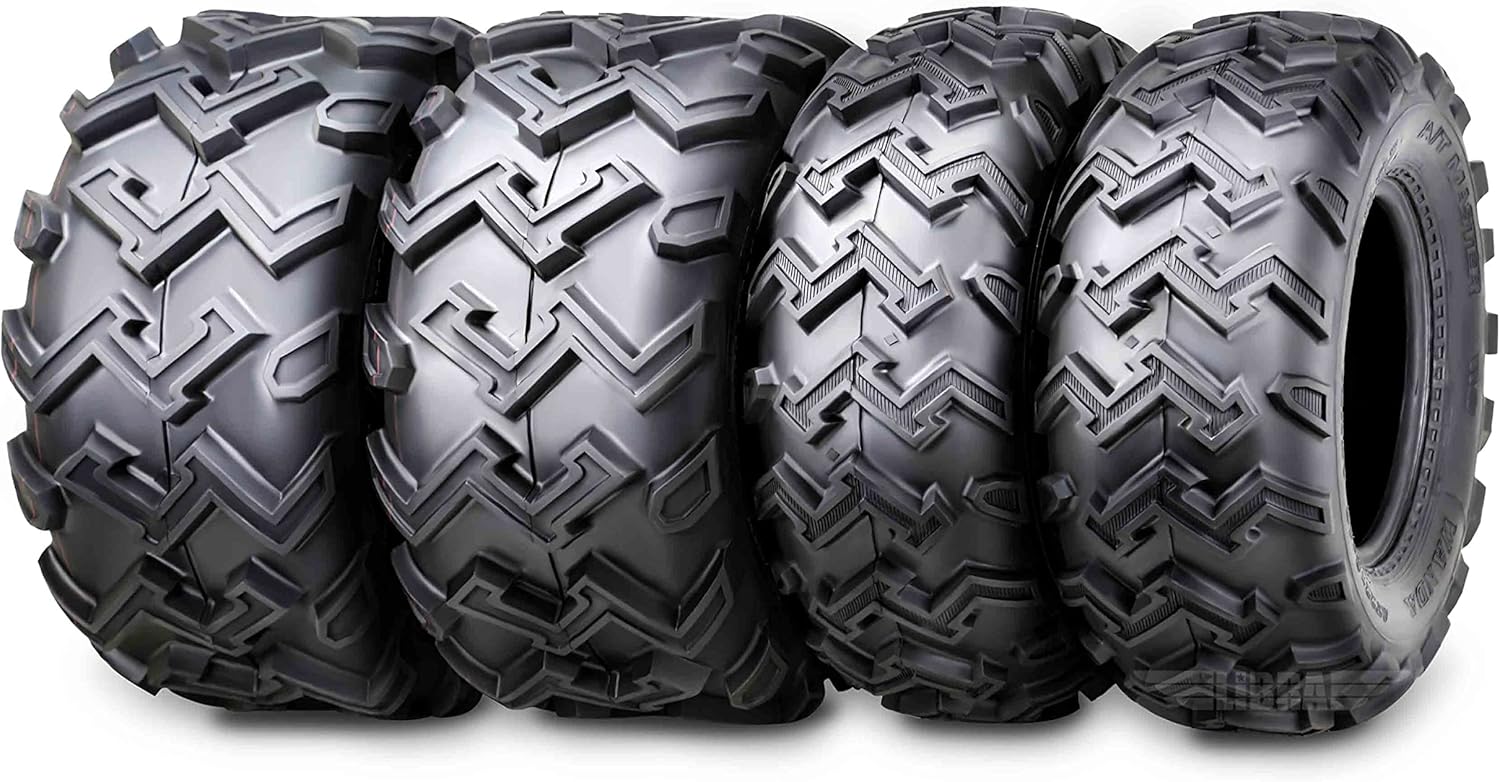 Set of 4 ATV UTV Tires 22x8-10 Front & 22x11-10 Rear 6 Ply K112